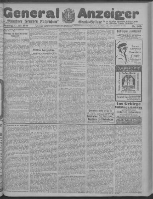 Münchner neueste Nachrichten Samstag 12. Juni 1909