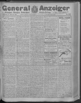 Münchner neueste Nachrichten Samstag 16. November 1912