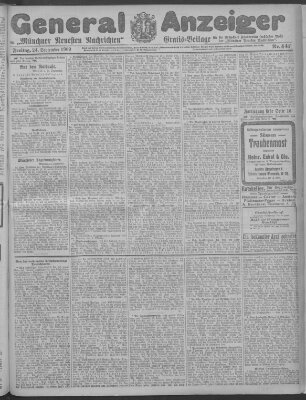 Münchner neueste Nachrichten Freitag 24. September 1909