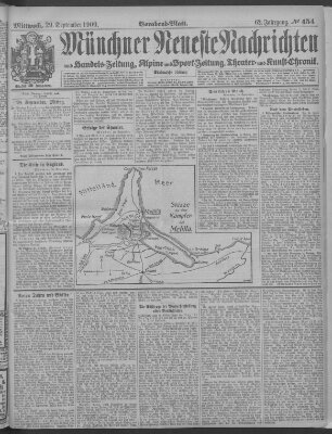 Münchner neueste Nachrichten Mittwoch 29. September 1909