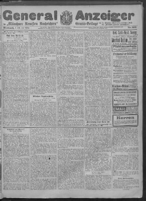 Münchner neueste Nachrichten Mittwoch 2. Oktober 1912