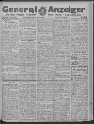 Münchner neueste Nachrichten Freitag 21. Juni 1912