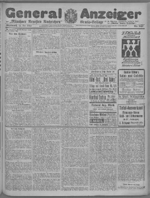 Münchner neueste Nachrichten Mittwoch 15. Mai 1912