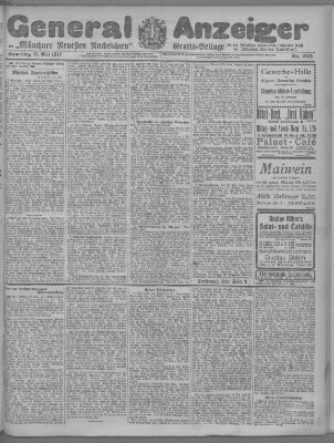 Münchner neueste Nachrichten Samstag 25. Mai 1912