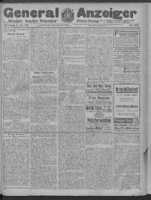 Münchner neueste Nachrichten Mittwoch 24. Juli 1912