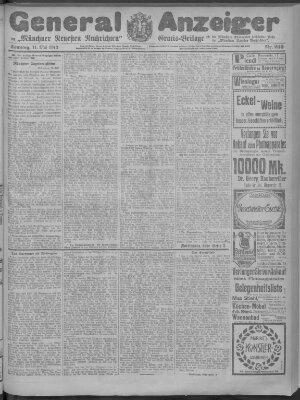 Münchner neueste Nachrichten Sonntag 11. Mai 1913