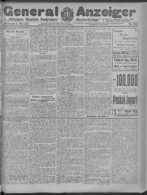 Münchner neueste Nachrichten Mittwoch 21. Mai 1913