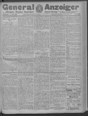 Münchner neueste Nachrichten Samstag 14. Juni 1913