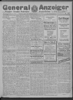 Münchner neueste Nachrichten Samstag 2. Dezember 1911