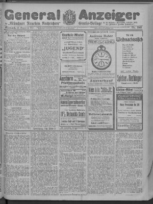 Münchner neueste Nachrichten Mittwoch 13. Dezember 1911