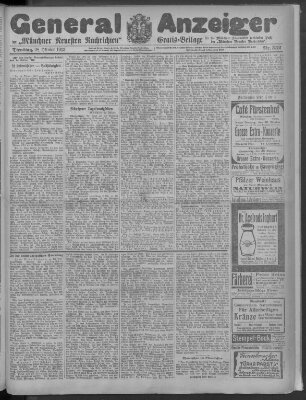 Münchner neueste Nachrichten Dienstag 28. Oktober 1913