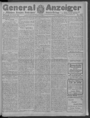 Münchner neueste Nachrichten Mittwoch 29. Oktober 1913