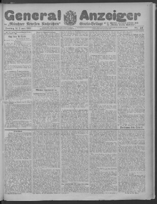 Münchner neueste Nachrichten Freitag 24. Januar 1913