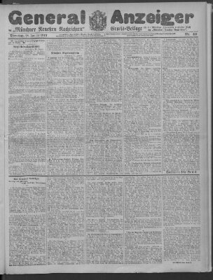 Münchner neueste Nachrichten Dienstag 28. Januar 1913