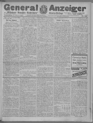 Münchner neueste Nachrichten Donnerstag 27. Februar 1913