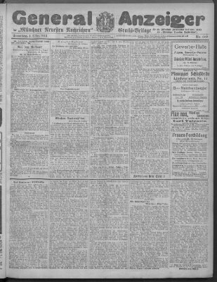 Münchner neueste Nachrichten Samstag 1. März 1913