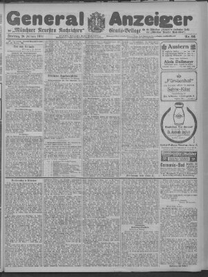 Münchner neueste Nachrichten Freitag 20. Februar 1914