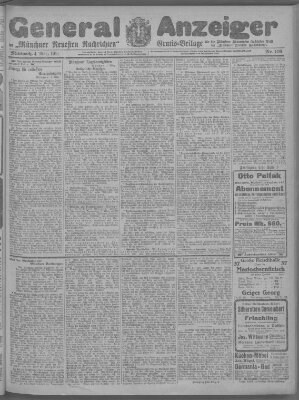 Münchner neueste Nachrichten Mittwoch 4. März 1914