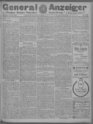 Münchner neueste Nachrichten Freitag 6. März 1914