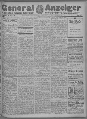 Münchner neueste Nachrichten Sonntag 15. März 1914