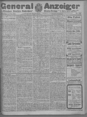 Münchner neueste Nachrichten Dienstag 24. März 1914