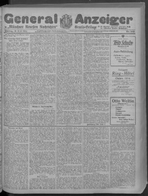 Münchner neueste Nachrichten Freitag 10. April 1914