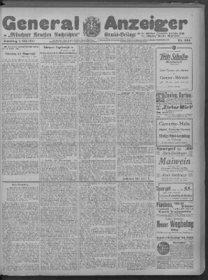 Münchner neueste Nachrichten Samstag 2. Mai 1914