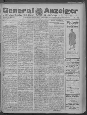 Münchner neueste Nachrichten Freitag 8. Mai 1914