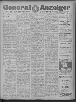 Münchner neueste Nachrichten Freitag 7. November 1913