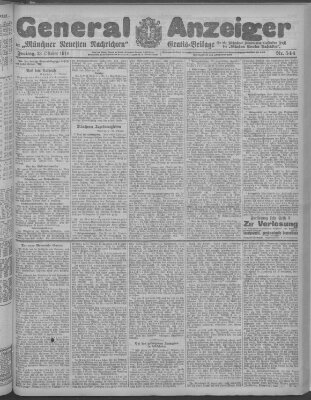 Münchner neueste Nachrichten Freitag 23. Oktober 1914