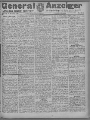 Münchner neueste Nachrichten Freitag 13. November 1914