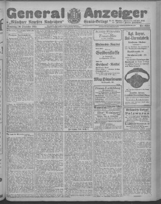 Münchner neueste Nachrichten Sonntag 20. Dezember 1914