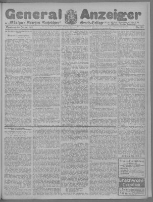 Münchner neueste Nachrichten Samstag 30. Januar 1915