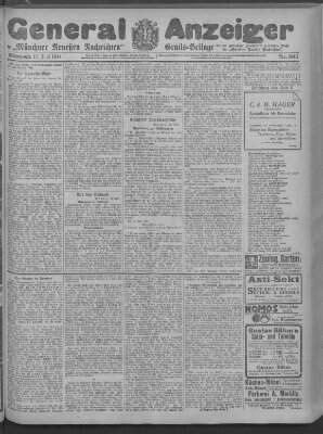 Münchner neueste Nachrichten Mittwoch 17. Juni 1914