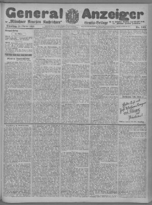 Münchner neueste Nachrichten Dienstag 24. Oktober 1916