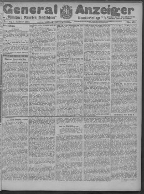 Münchner neueste Nachrichten Freitag 3. November 1916