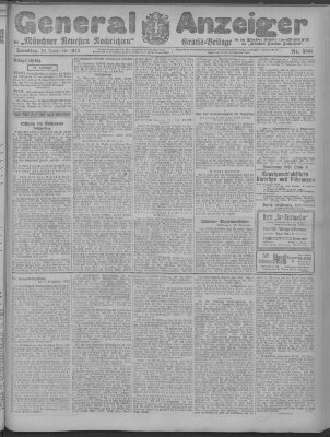 Münchner neueste Nachrichten Samstag 18. November 1916