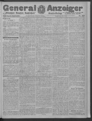 Münchner neueste Nachrichten Samstag 30. Dezember 1916