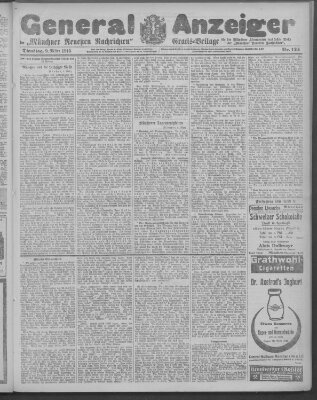 Münchner neueste Nachrichten Dienstag 9. März 1915