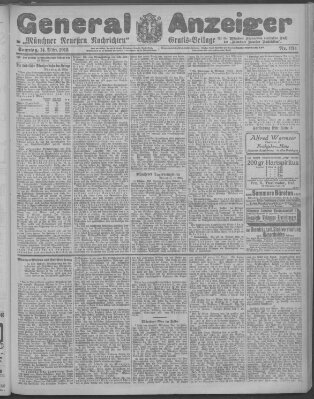 Münchner neueste Nachrichten Sonntag 14. März 1915