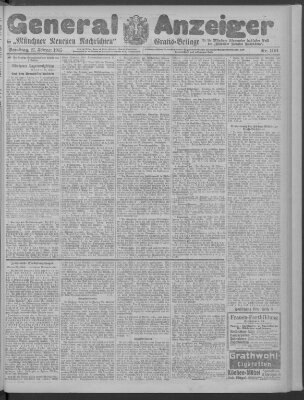 Münchner neueste Nachrichten Samstag 27. Februar 1915