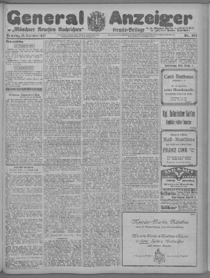 Münchner neueste Nachrichten Sonntag 23. September 1917