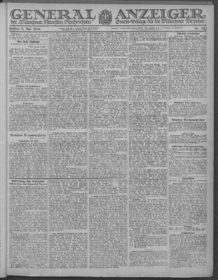 Münchner neueste Nachrichten Freitag 3. Mai 1918