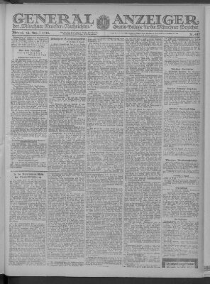 Münchner neueste Nachrichten Mittwoch 14. August 1918