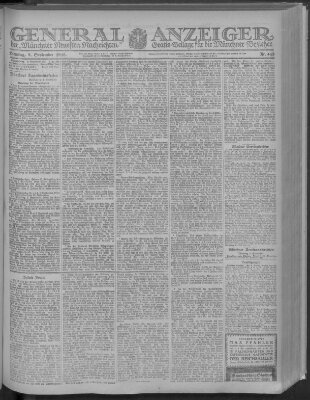 Münchner neueste Nachrichten Dienstag 3. September 1918