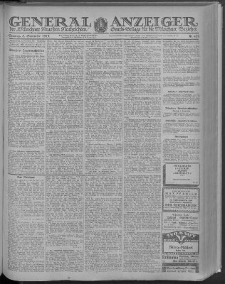 Münchner neueste Nachrichten Sonntag 8. September 1918