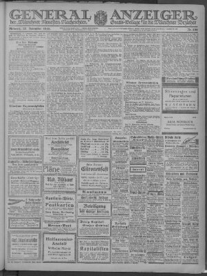 Münchner neueste Nachrichten Mittwoch 27. November 1918