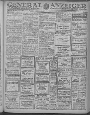 Münchner neueste Nachrichten Dienstag 10. Dezember 1918