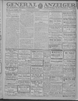 Münchner neueste Nachrichten Dienstag 31. Dezember 1918