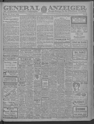 Münchner neueste Nachrichten Freitag 17. Januar 1919